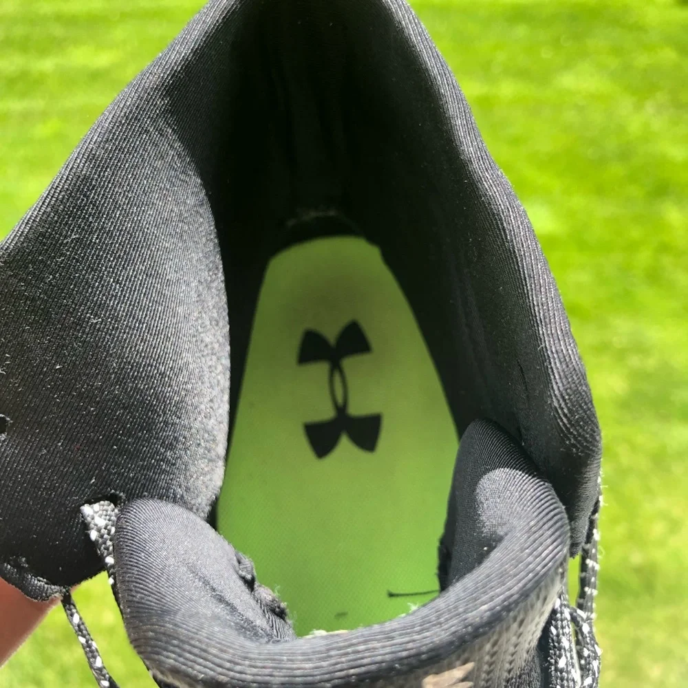 Under Armour Black & White Football Cleats - Picture 6 of 10